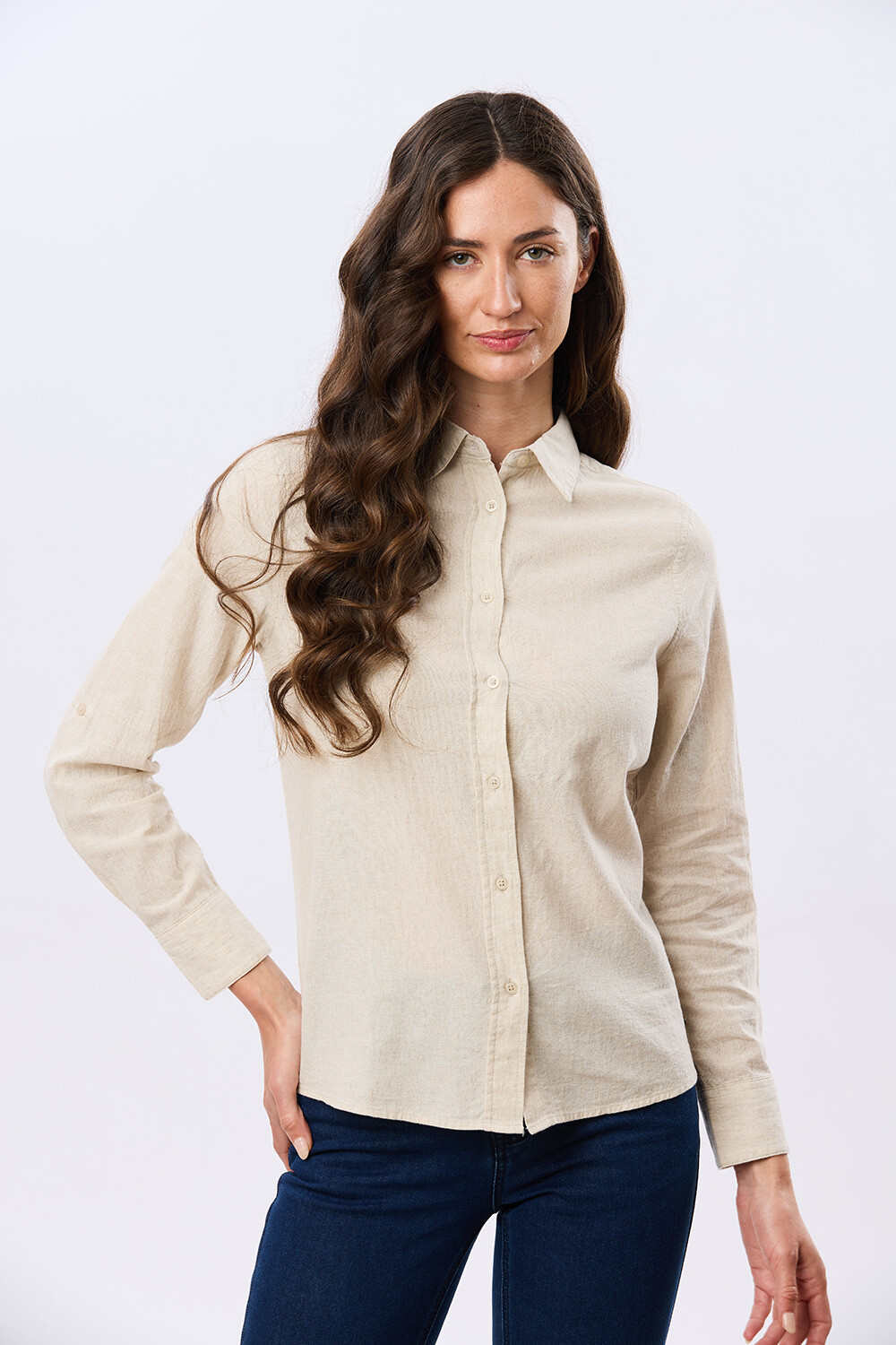 CAMISA LISA DE LINO Arena