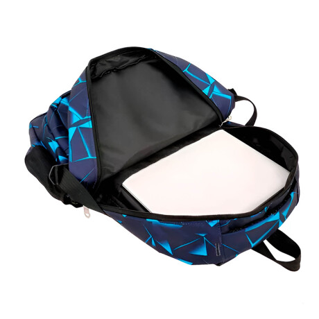 Set x3 Mochila Escuela Juvenil 18'' Expert Azul-Gris