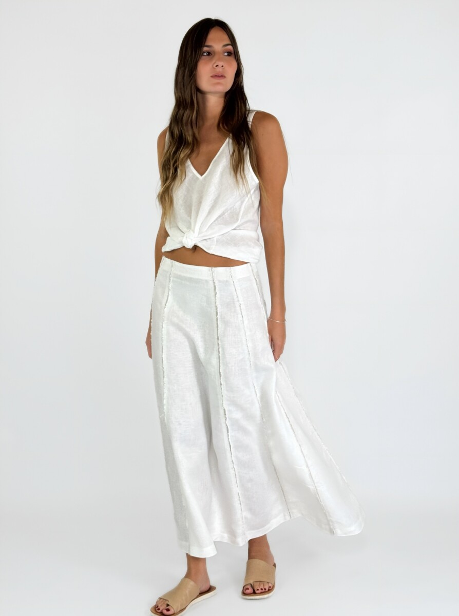 POLLERA LEANDRA - BLANCO 