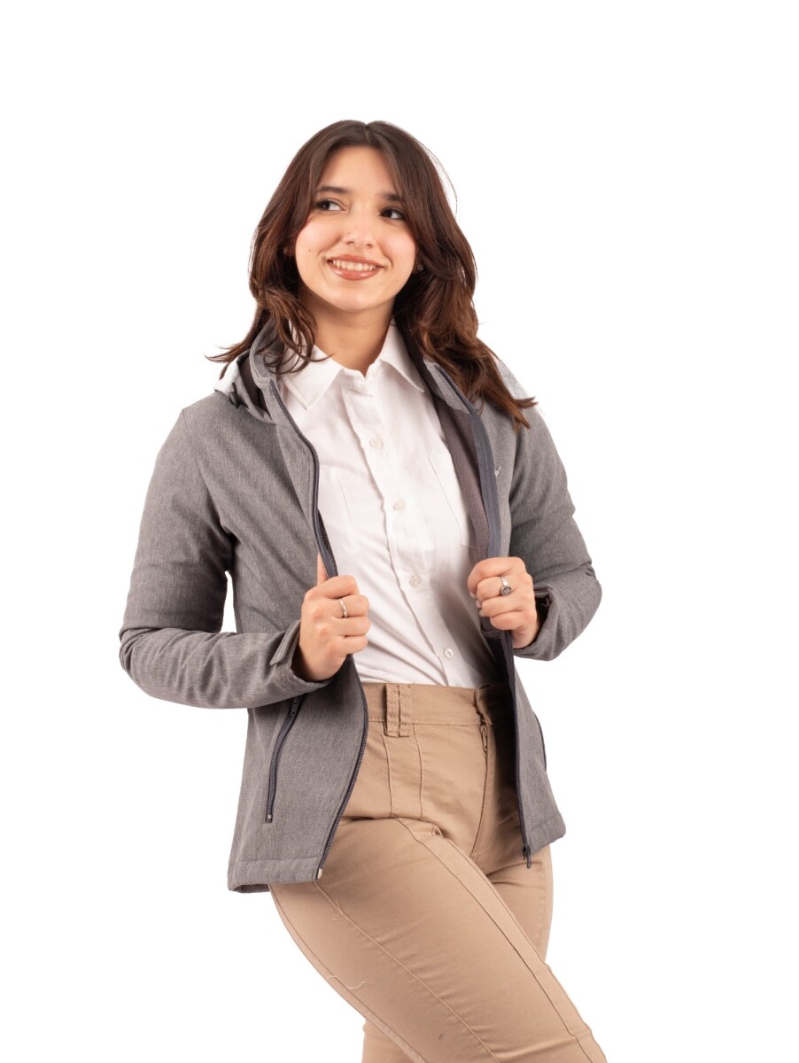 Campera de Neopreno Dama - Gris 