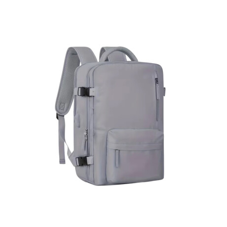 Mochila viral expandible para viaje Gris