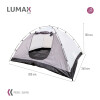 Carpa Lumax tipo Igloo 6-7 personas Carpa Lumax tipo Igloo 6-7 personas