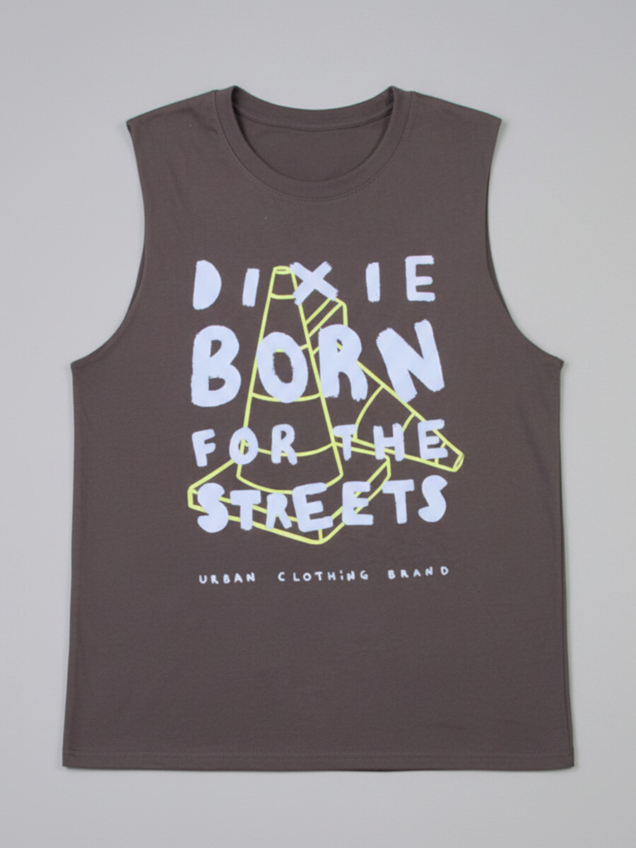 MUSCULOSA COLDA DIXIE Gris Oscuro