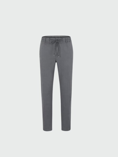 Hugo Boss -Pantalón casual acordonado, Kane-DS Gris