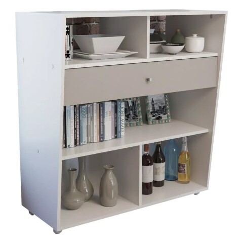 Mueble Aparador Bar Bodega De Vinos Botellero Barcito - MDP - Blanco Mueble Aparador Bar Bodega De Vinos Botellero Barcito - MDP - Blanco