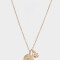 Cadena Corta con Dije Capsula Especial Cadena Corta Con Dije Leo - Dorado