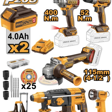 COMBO HERRAMIENTAS A BATERIA 5PCS C/ BOLSO VALIJA DE TRABAJO C/2 BAT + ACCESORIOS CKLI2058 COMBO HERRAMIENTAS A BATERIA 5PCS C/ BOLSO VALIJA DE TRABAJO C/2 BAT + ACCESORIOS CKLI2058