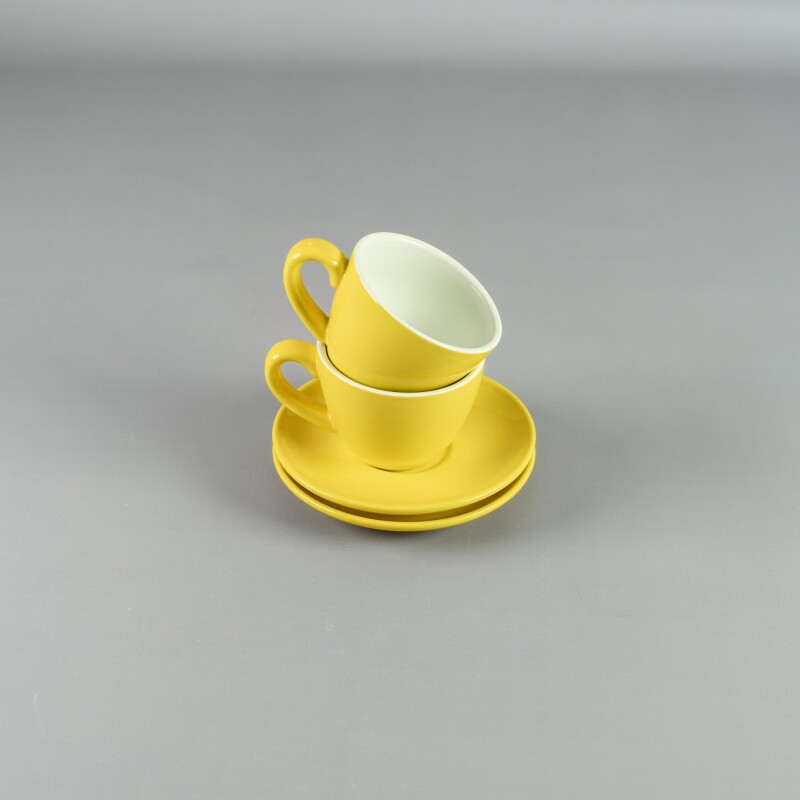 Taza de Te 160ml c/plato 14cm Amarillo Choosing Taza de Te 160ml c/plato 14cm Amarillo Choosing