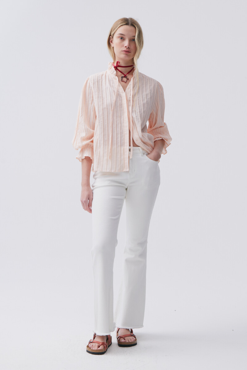 Camisa Peonia Rosa