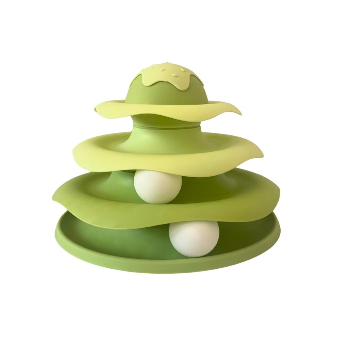 Juguete Interactivo con Pelota para Gatos Verde 