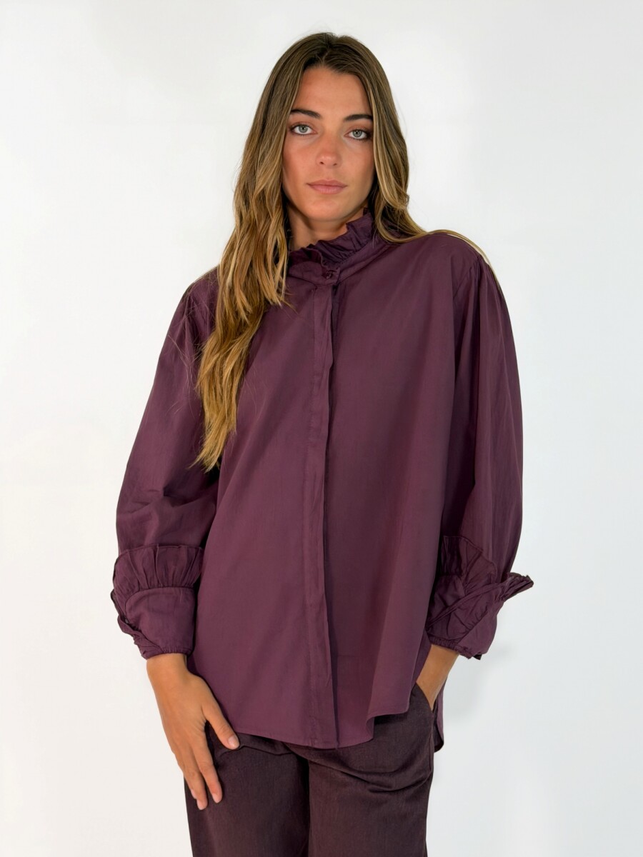 CAMISA CELINA - PURPURA 