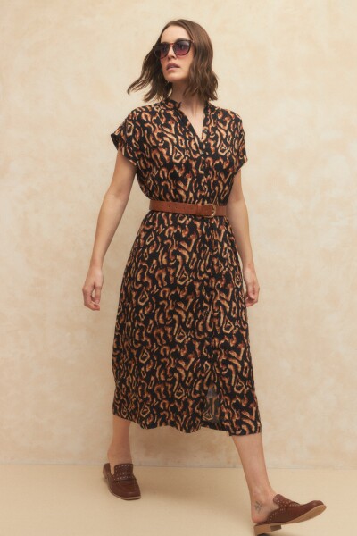 VESTIDO WALLY PRINT Animal Print