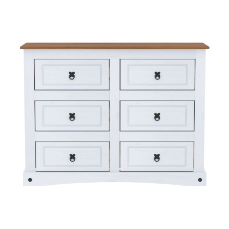 Promo Comoda + 2 Mesa De Luz Linea Naturale - Blanco Promo Comoda + 2 Mesa De Luz Linea Naturale - Blanco
