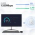 Extensor Wifi Repetidor Doble Banda Router Modem 4 Antenas Variante Color Blanco