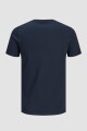 Camiseta Corp Estampado Relieve Navy Blazer