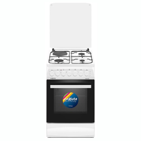 OUTLET - Cocina ENXUTA CENX5546W Combinada Tres Hornallas Un Disco Grill OUTLET - Cocina ENXUTA CENX5546W Combinada Tres Hornallas Un Disco Grill