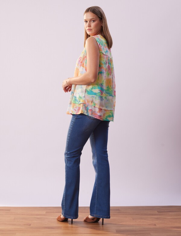 Blusa Print MULTI/VERDE