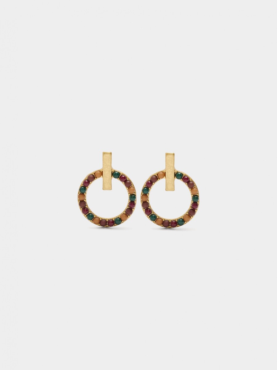 Pendientes De Abalorios verde