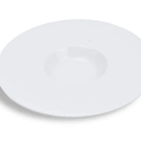 PLATO HONDO CERAMICA BCA P/PASTA 23.5X3.5CM BORDE 7CM ANCHO 745 Q36 M12 PLATO HONDO CERAMICA BCA P/PASTA 23.5X3.5CM BORDE 7CM ANCHO 745 Q36 M12