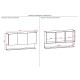 AEREO ARMARIO SUPERIOR MOBILIARIO COCINA MDP LINE FREIJO FREIJO Y GRIS