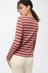 Remera Palma Rayas Rojo
