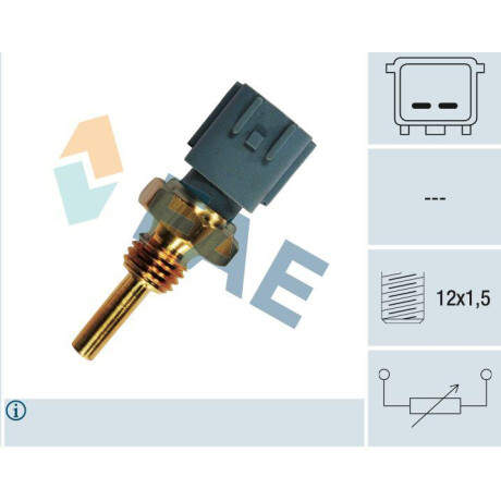 BULBO INTERRUPTOR NISSAN TEMP. TIIDA NAVARA FLUENCE MEGANE III 12X1.5 FAE BULBO INTERRUPTOR NISSAN TEMP. TIIDA NAVARA FLUENCE MEGANE III 12X1.5 FAE
