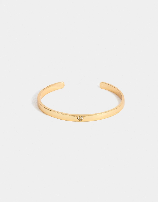Brazaletes Bañada en Oro Brazalete Bañado En Oro - Dorado