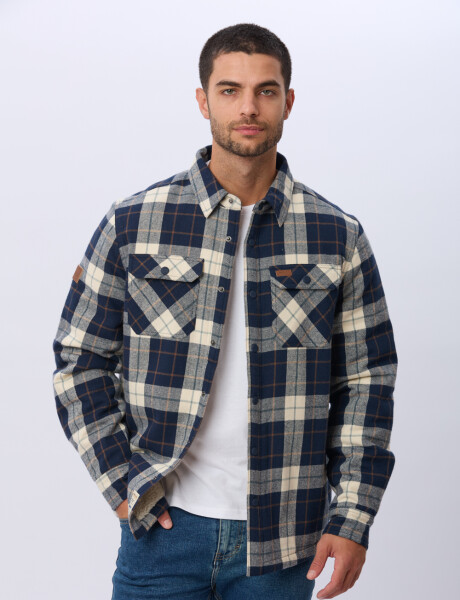 CAMPERA DE VIYELA CON FORRO DE CORDERITO Azul