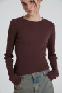 REMERA ML DESPINA Marron
