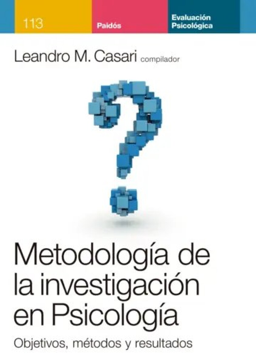METODOLOGIA DE LA INVESTIGACION EN PSICOLOGIA 