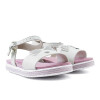 Sandalia Molekinha Casual de Niños - 2724.215-14996 Blanco-plata