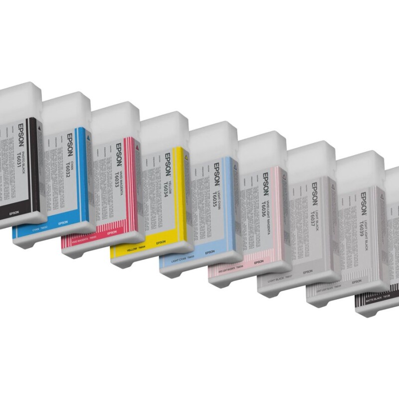 Epson T6035 - 220 ml - cián claro - original - cartucho de tinta - para Stylus Pro 7880, Pro 9800 Epson T6035 - 220 ml - cián claro - original - cartucho de tinta - para Stylus Pro 7880, Pro 9800
