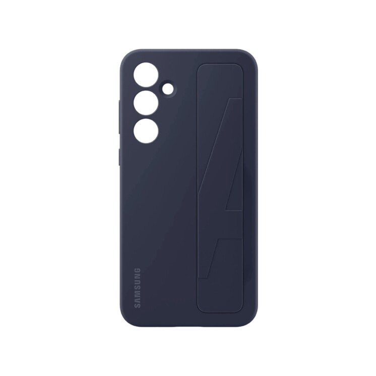 Funda Samsung Standing Grip Case con Correa y Soporte para Galaxy A55 5G Black
