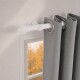 Barrote cortina metal Eurometal 2,5m + 3 soportes BLANCO