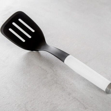Espatula Ranurada Blanca 35 cm KitchenAid Espatula Ranurada Blanca 35 cm KitchenAid