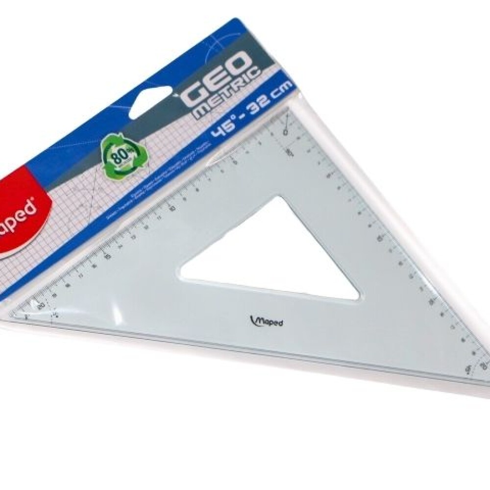 ESCUADRA MAPED ACRILICO 32 CM.45 GRADOS ESCUADRA MAPED ACRILICO 32 CM.45 GRADOS