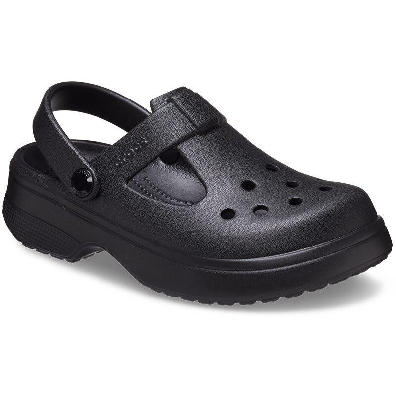 Classic Clog Mary Jane Niños Negro