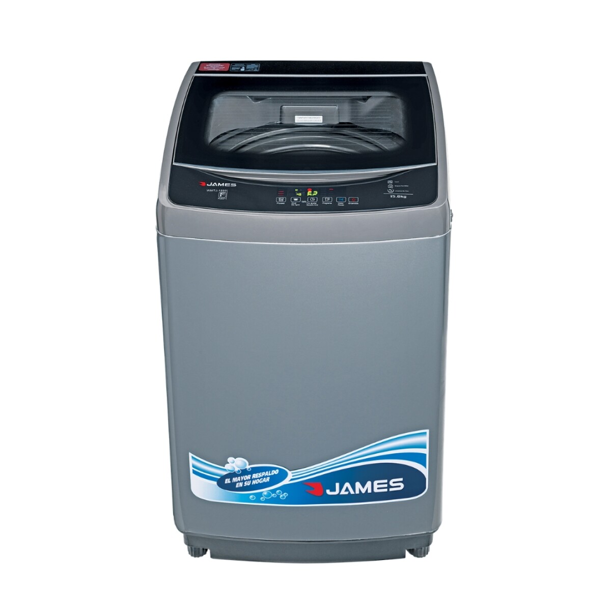 Lavarropas James 15 KG WMTJ-1580 gris 