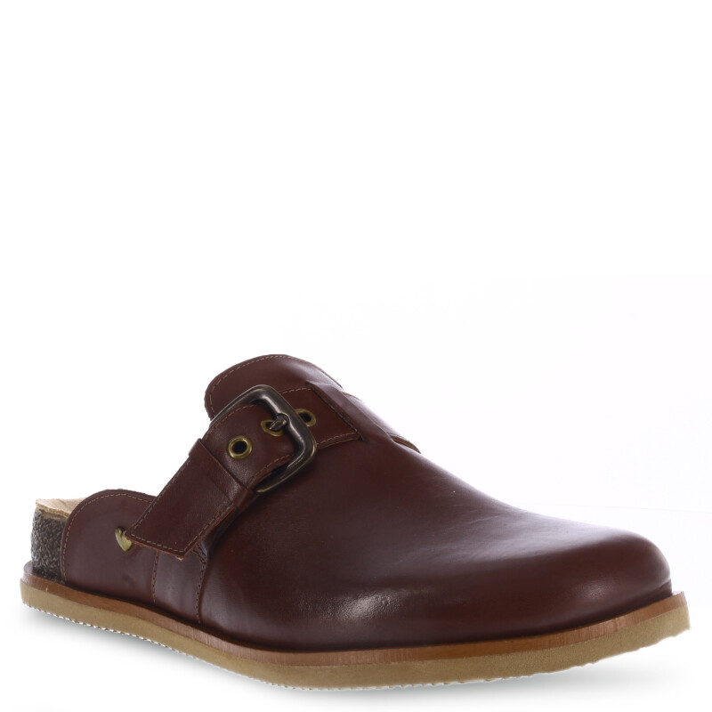 Zuecos de Mujer Bottero c/hebilla Marrón Madera