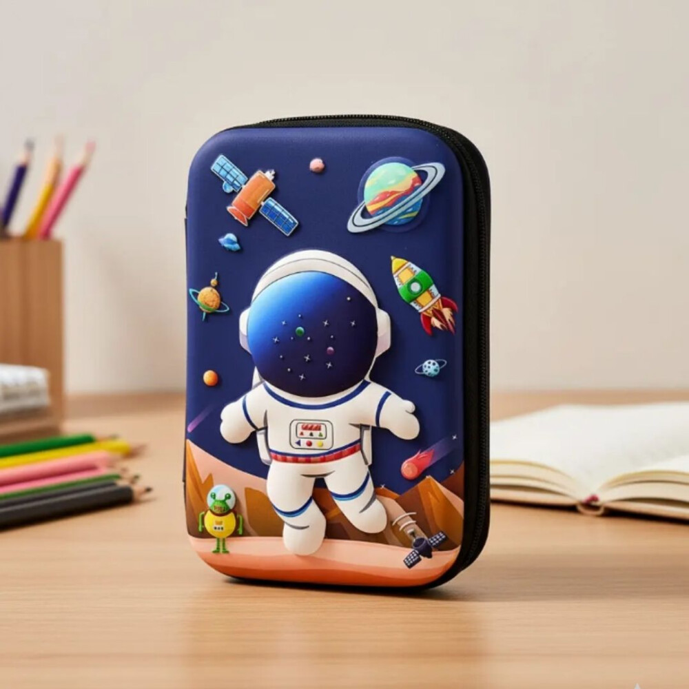 Cartuchera 1 Piso Estampadas ASTRONAUTA AZ