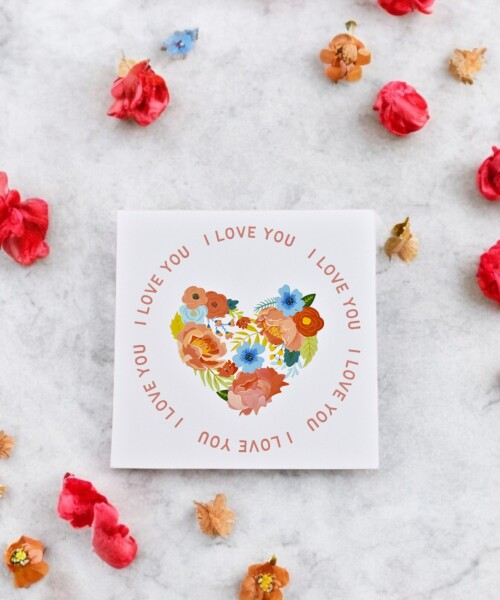 Tarjeta- amor 10x10 DISEÑO 1