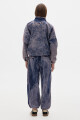 Campera Olímpica Denim Washed Rose