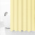 Cortina de Baño Home Class Jacquard Lisa 180 x 180 Cm. AMARILLO