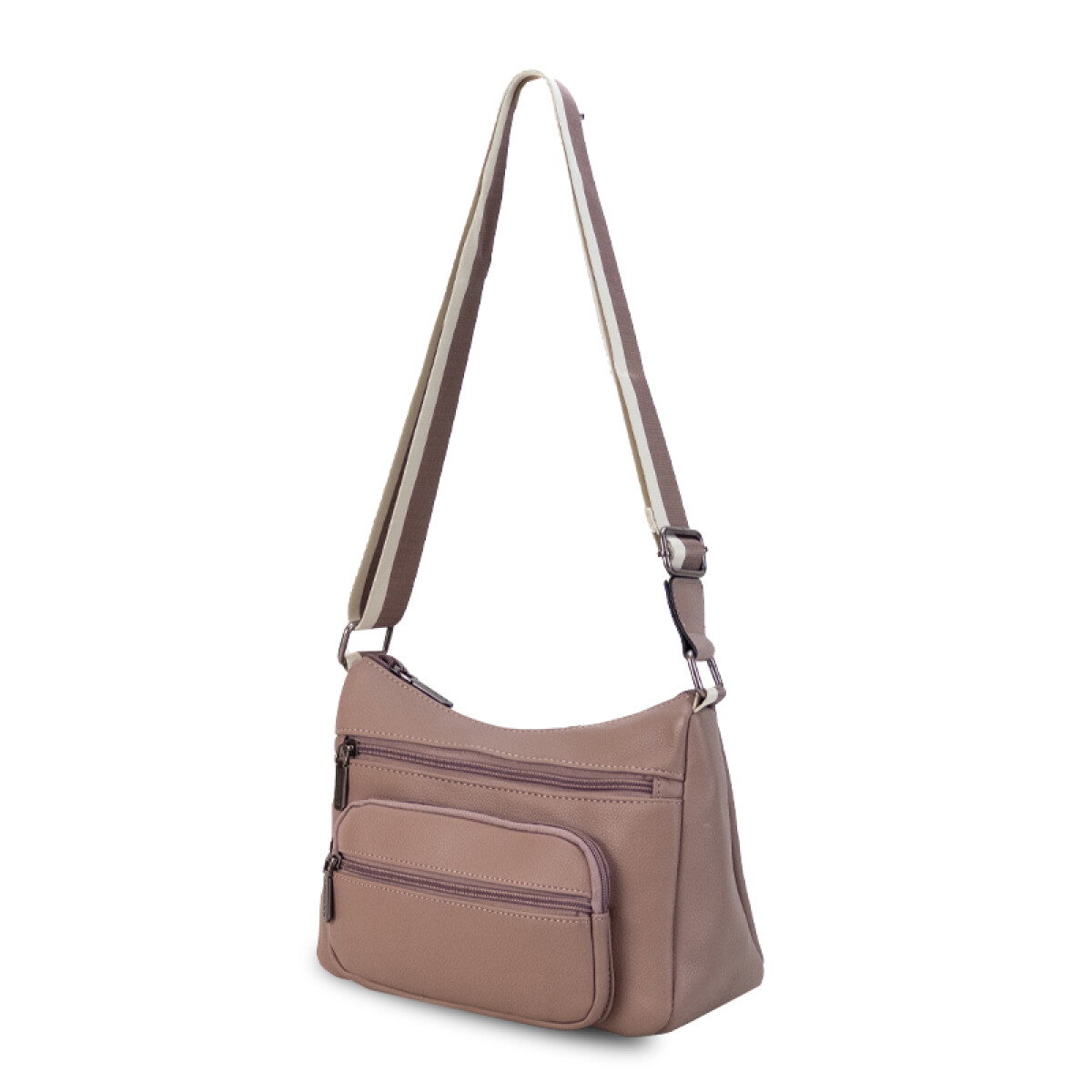 BANDOLERA MORRAL GUATEMALA - ROSA MAUVE 