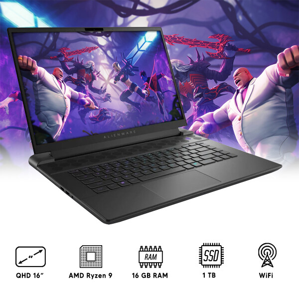 Notebook Dell Alienware Ryzen 9/ 16 Gb Ram/ 1 Tb Ssd/ Rx7600m Xt NOTEBOOK ALIENWARE M16 RYZEN 9/16/1/7600