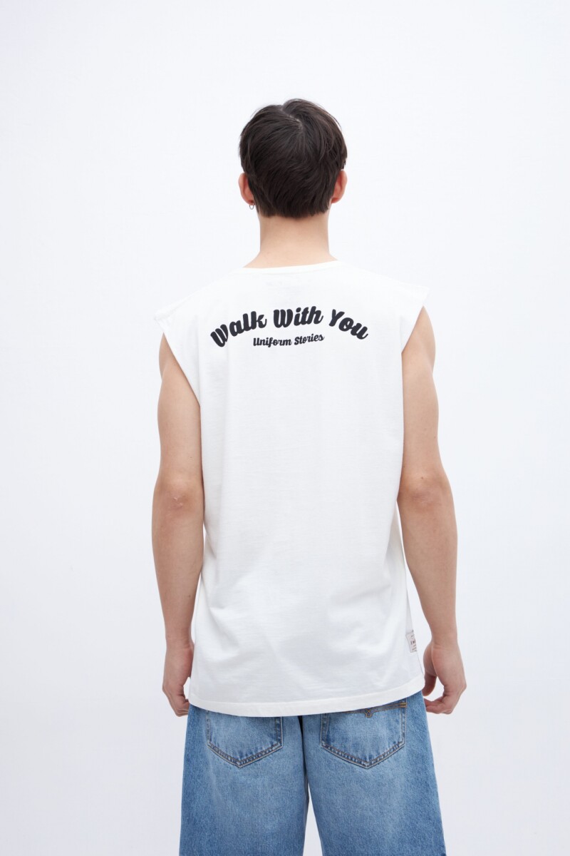 Musculosa Gary - Off white 