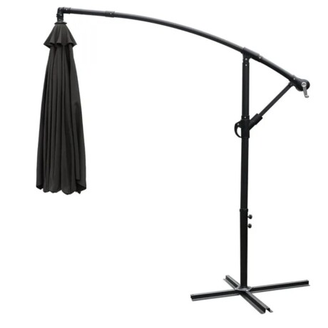 Sombrilla retractil Gris Oscuro Sombrilla retractil Gris Oscuro