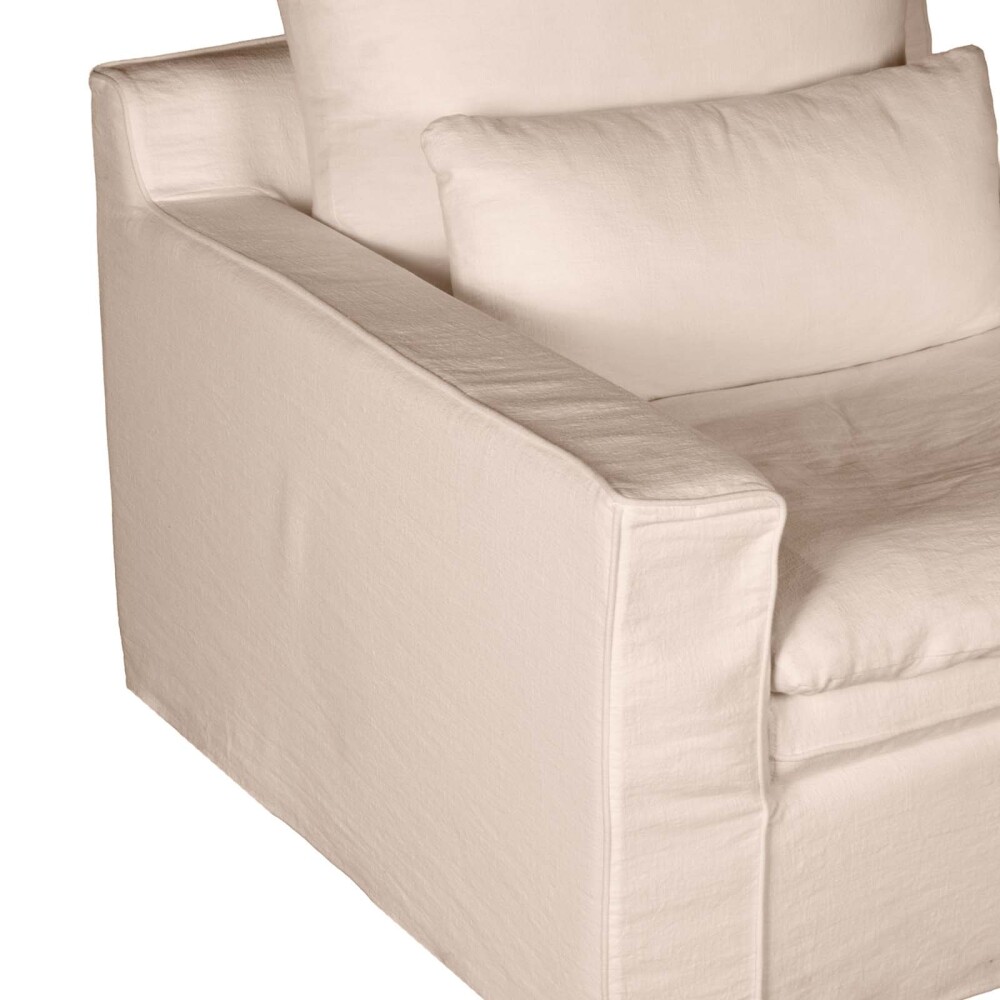 SOFÁ 1 CUERPO TELA NATURAL-BEIGE POSITANO BEIGE