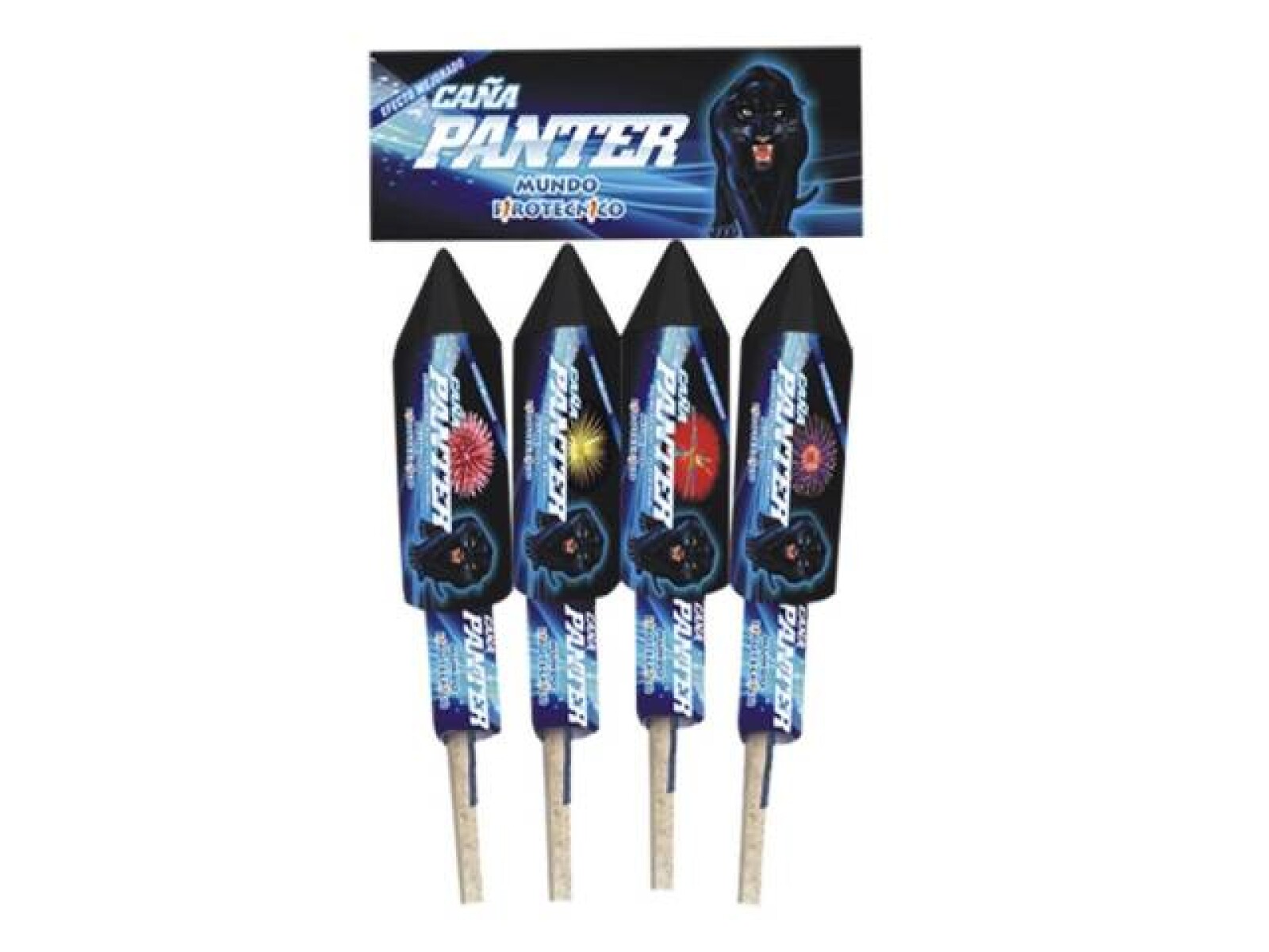 CAÑA PANTER MUNDO PACK X 4 