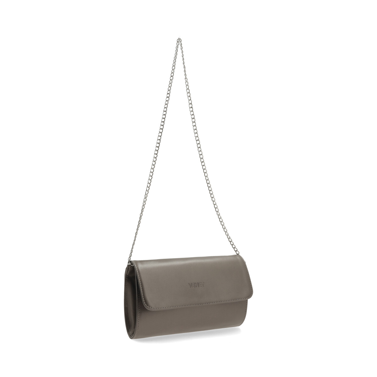 CARTERAS VENET - CUERO PERDIZ - PLATEADO 